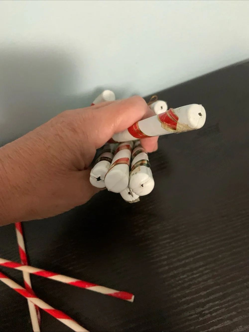 Candy Cane Ornaments/Decorations Group